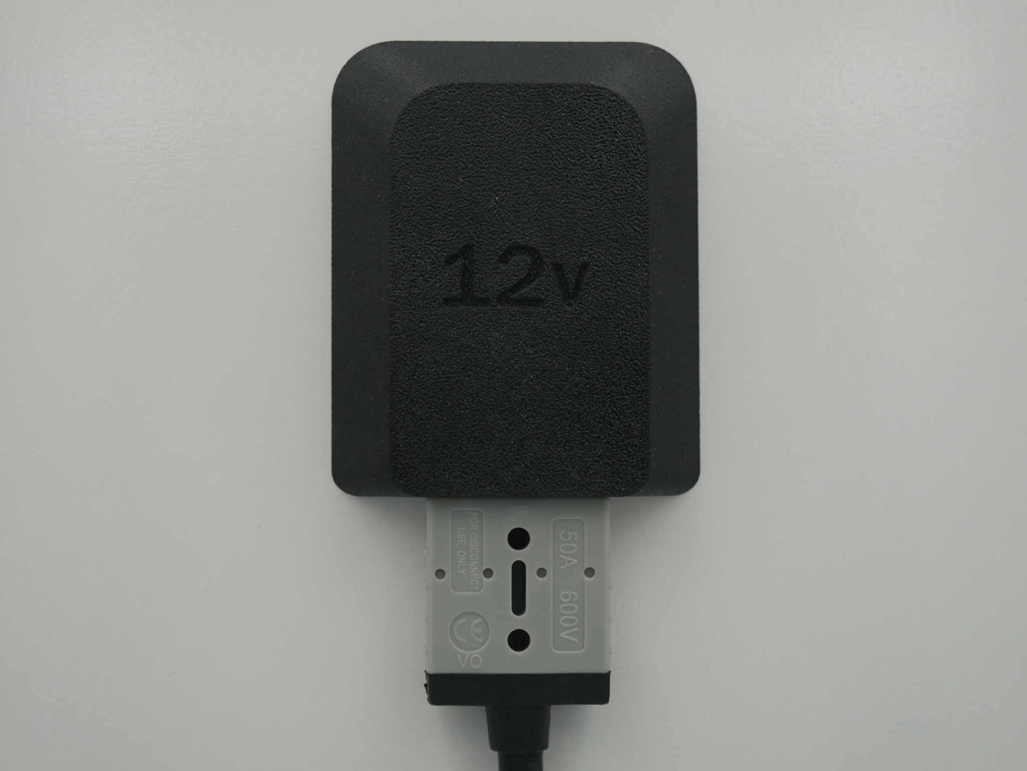 Single Anderson Mount 50amp plug with 12v cover and tough UV-resistant ABS-glass fiber housing