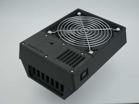 4x4 canopy air vent with built-in 3-way switch and sleek design for filtered ventilation