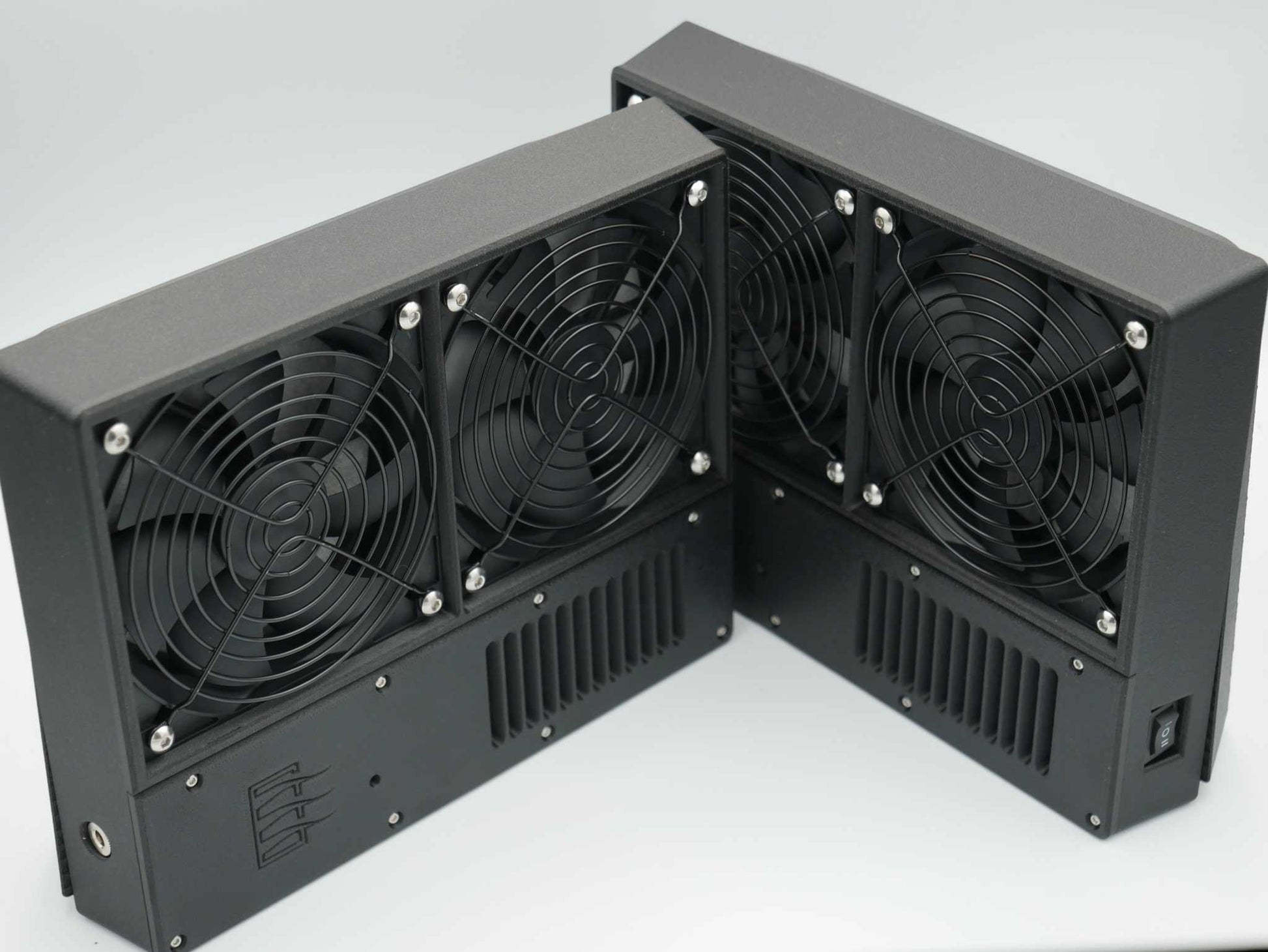 Ventit3d Dual Canopy Vent - 12Volt tough ASA-Glass Fiber