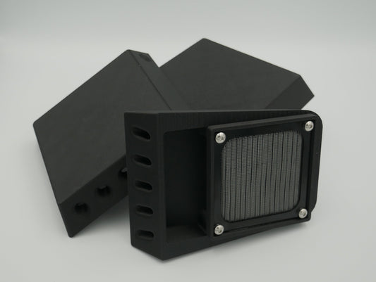 Original and Slanted Mini Combo ASA glass fiber air vents for canopy ventilation with M5 bolts and filters